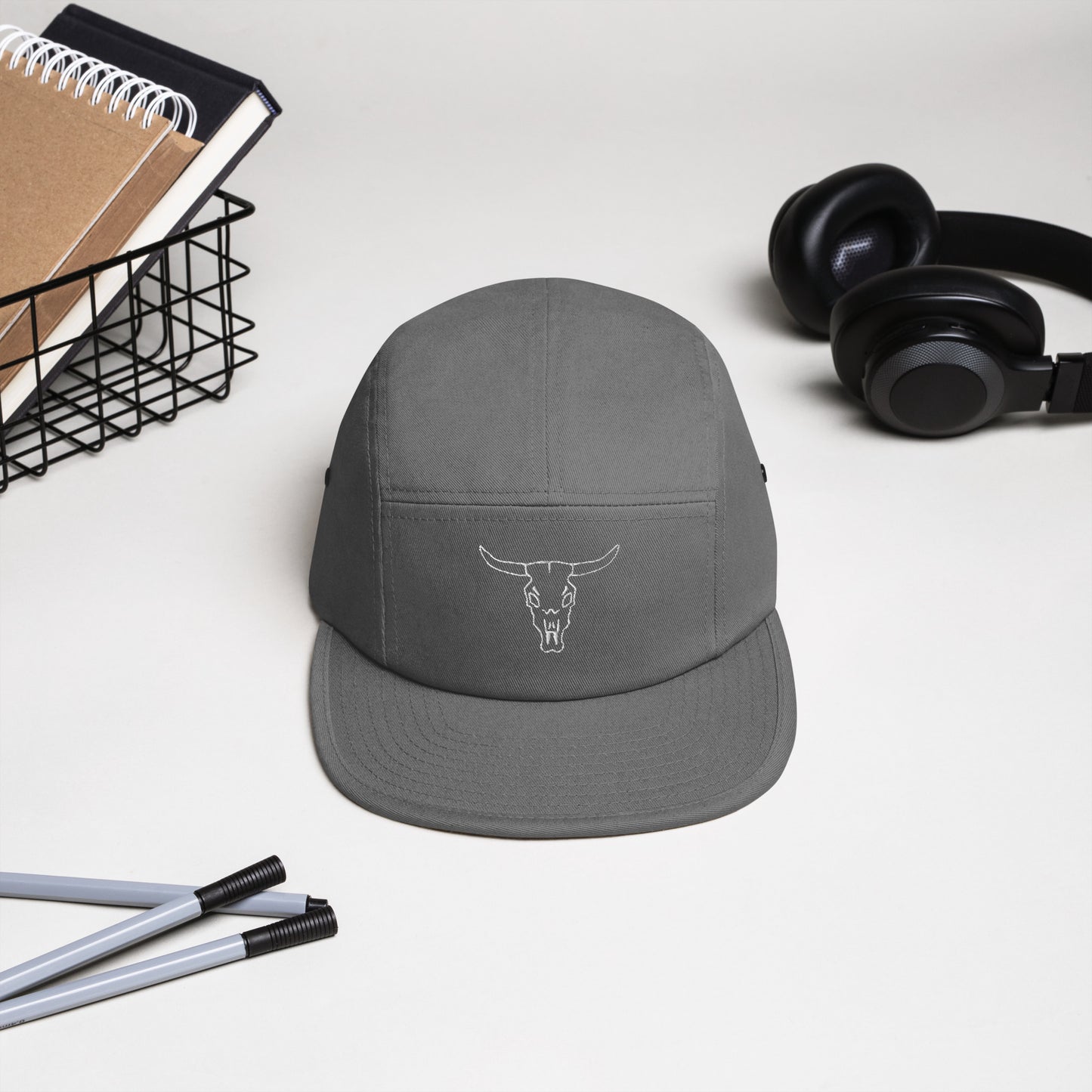 Bull Skull Five Panel Hat