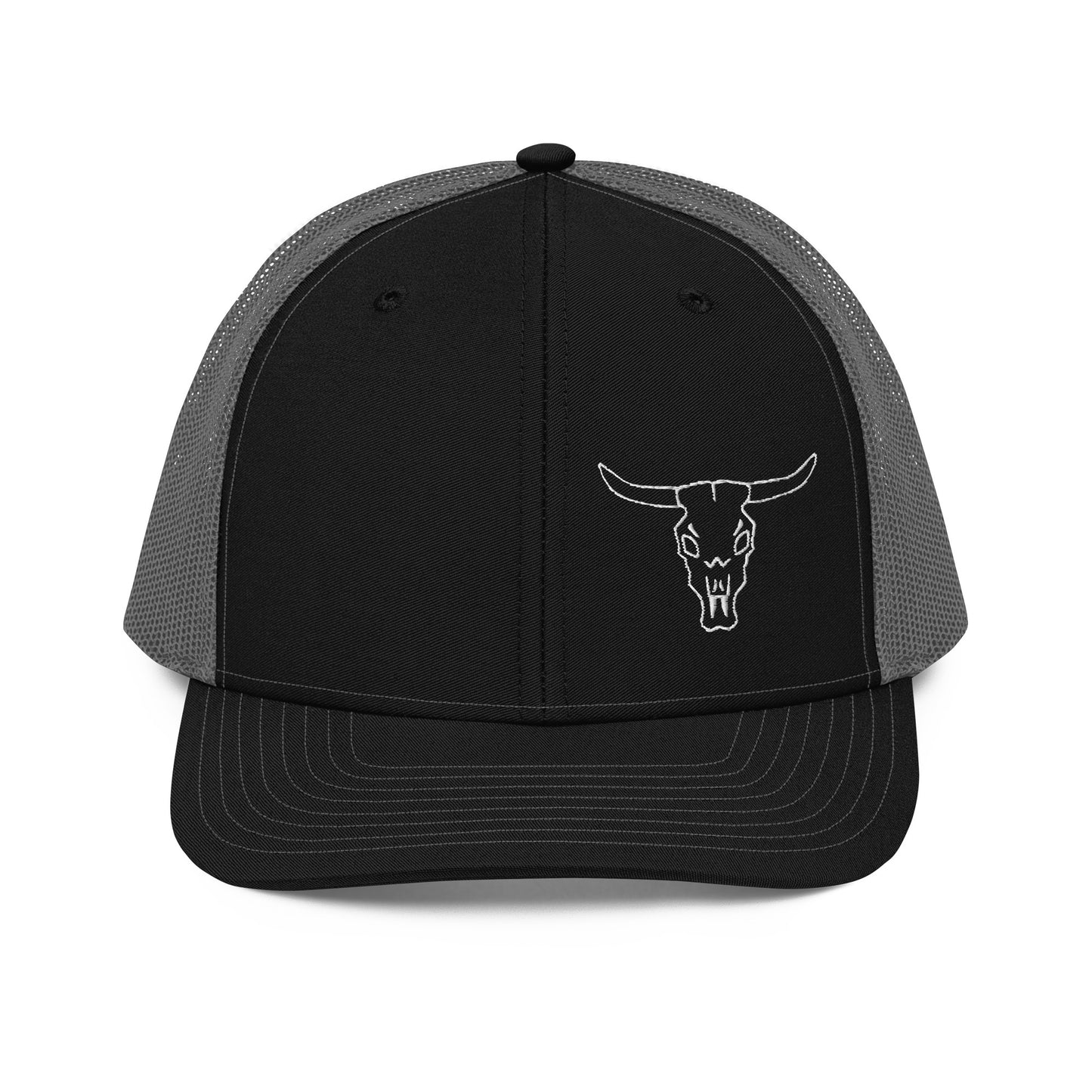 Bull Skull Snapback Hat