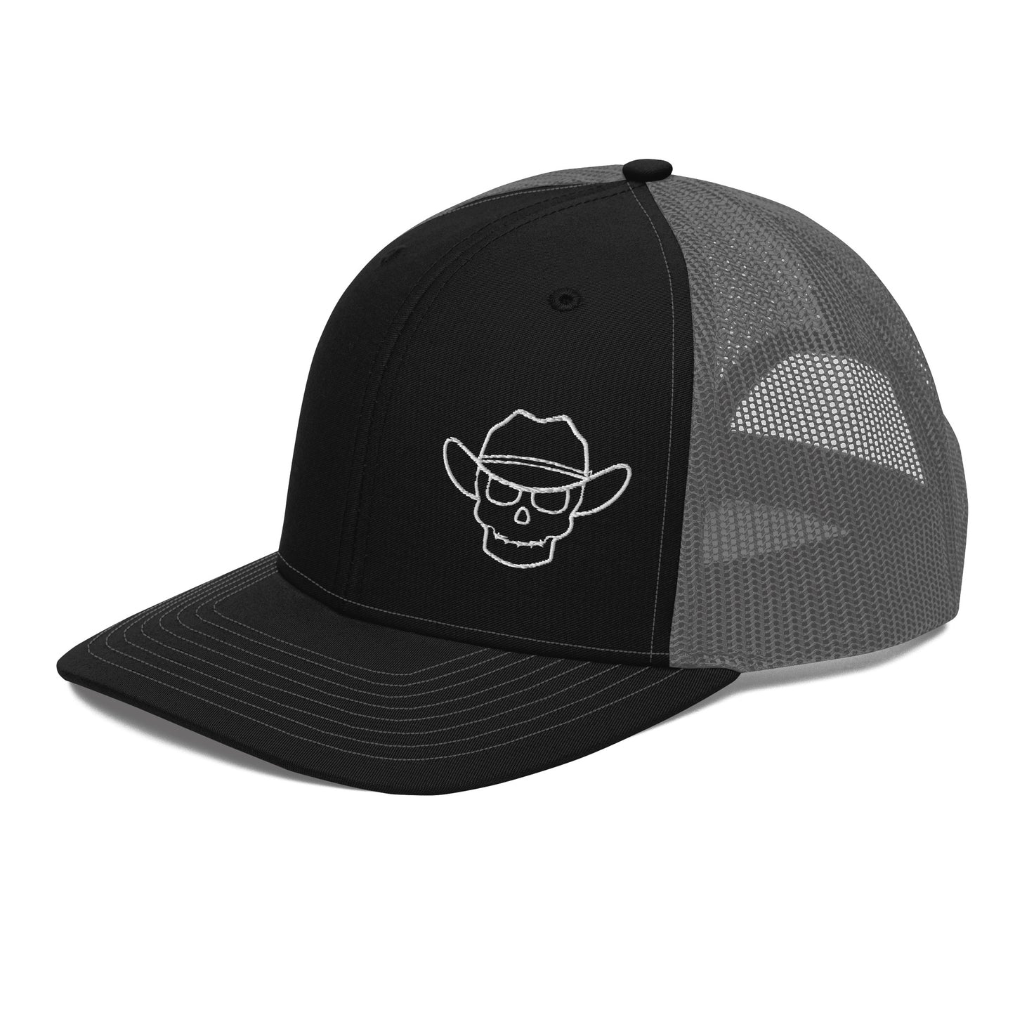 Western Skull Snapback Hat