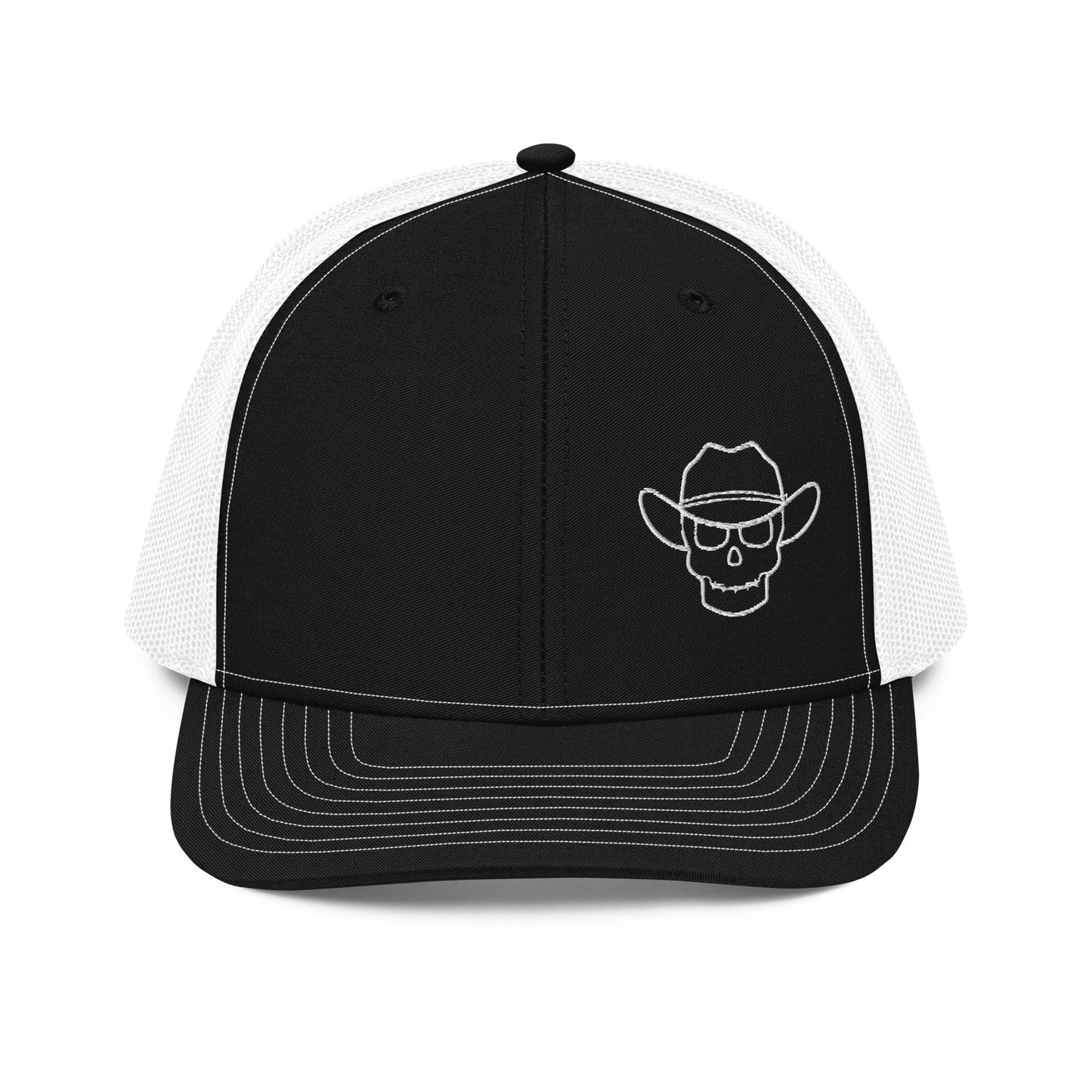 Western Skull Snapback Hat