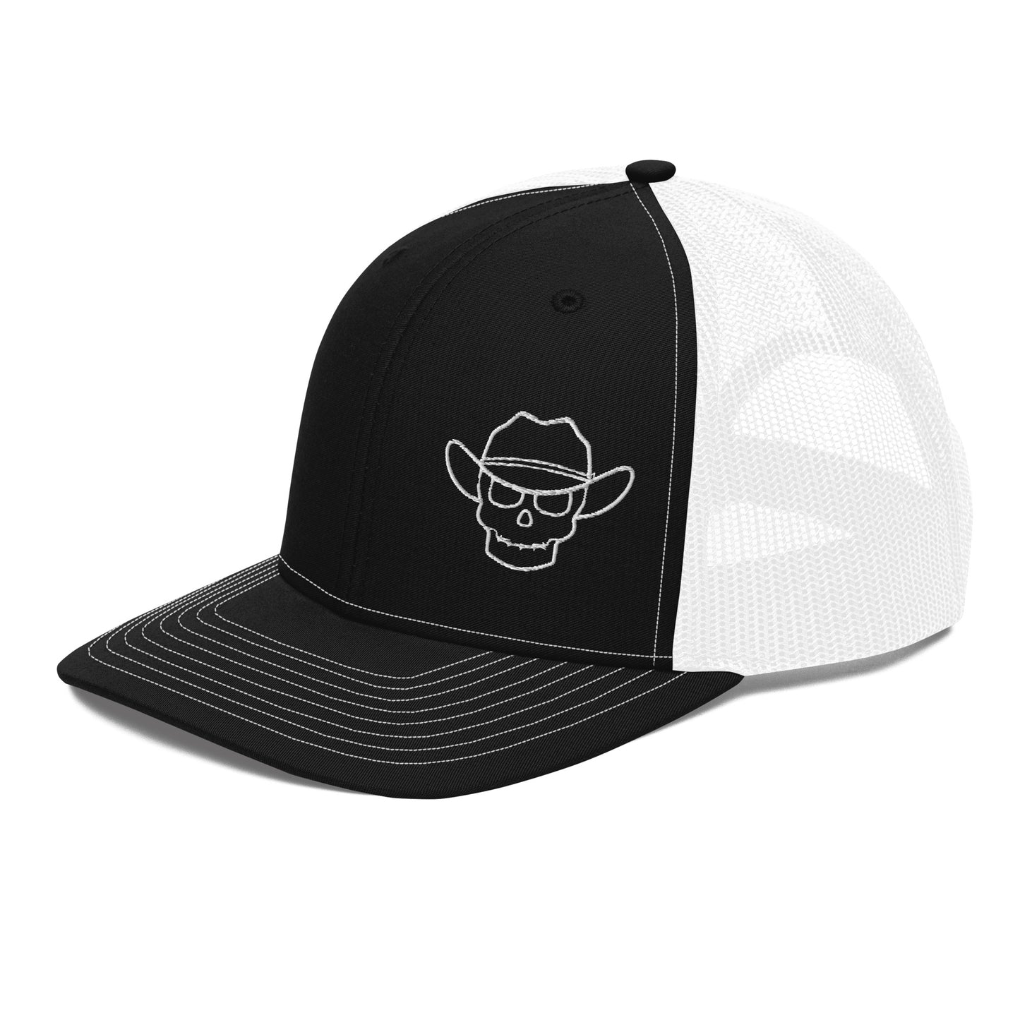 Western Skull Snapback Hat