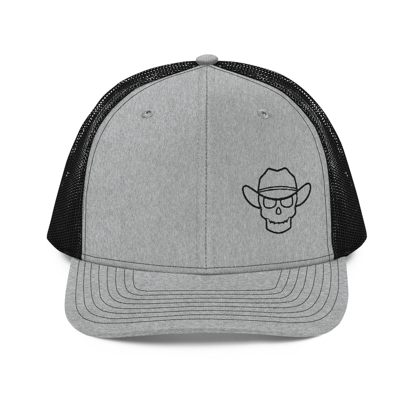 Western Skull Snapback Hat