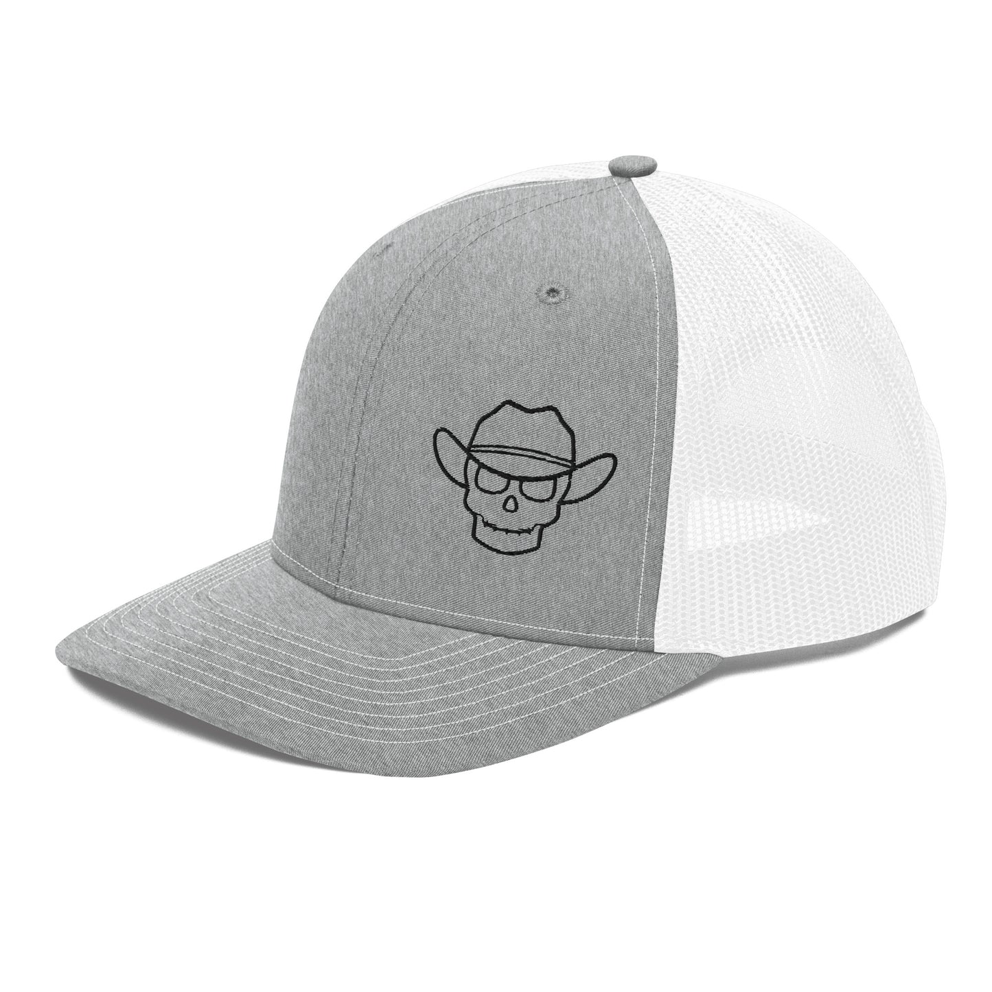 Western Skull Snapback Hat