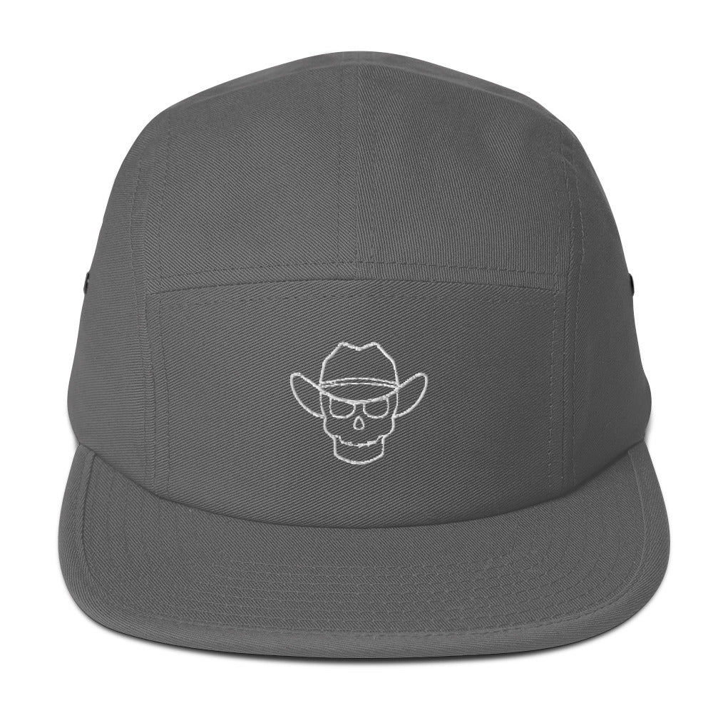 Western Skull Five Panel Hat