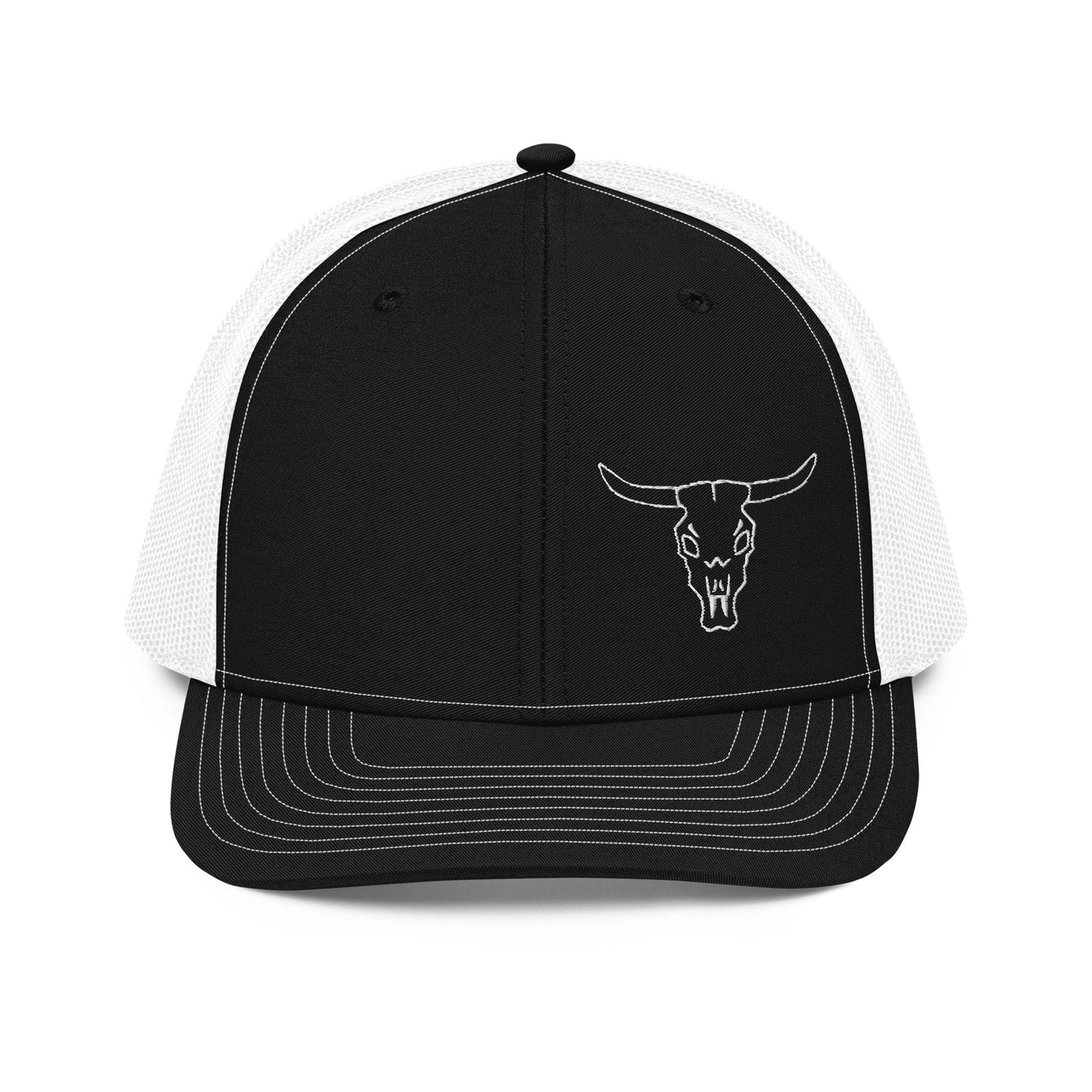 Bull Skull Snapback Hat