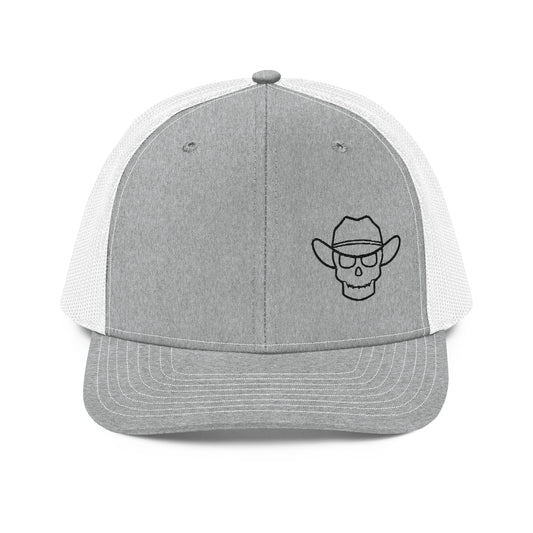 Western Skull Snapback Hat