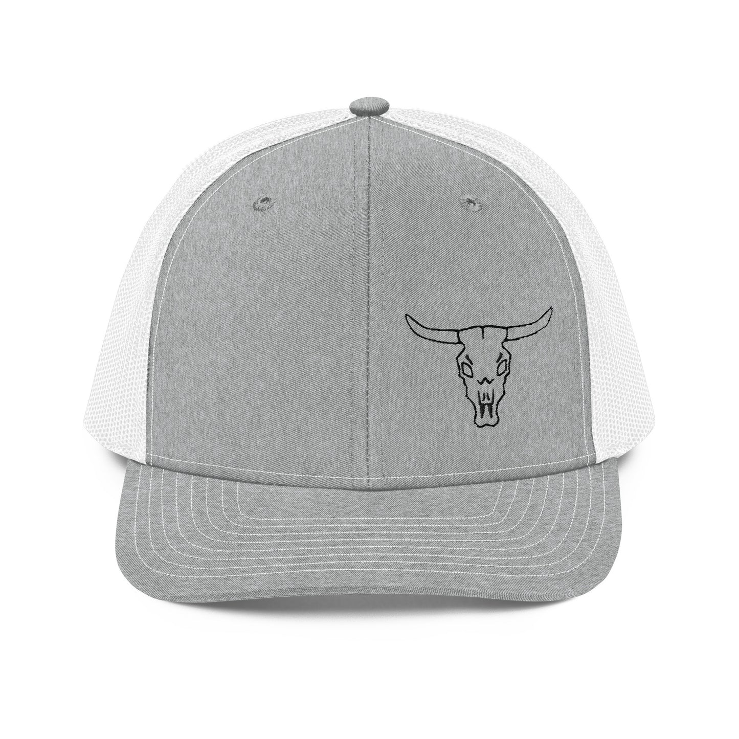 Bull Skull Snapback Hat